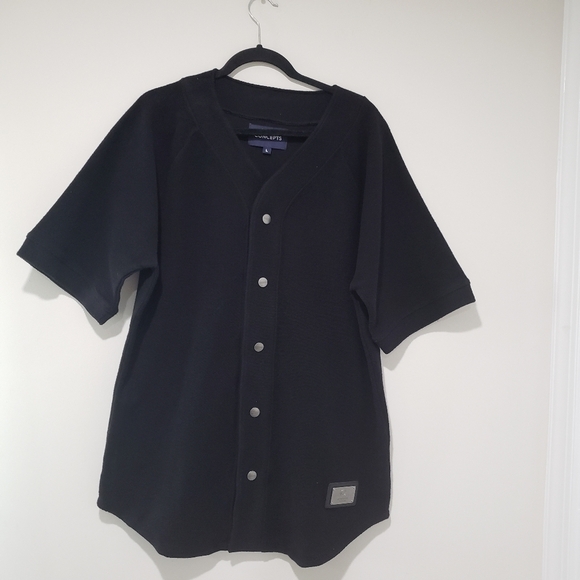 Concepts Cotton Reverse Terry Baseball Jersey Size Large - Picture 3 of 12